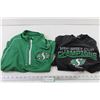 Image 1 : Large 101st Grey Cup Champions Roughriders Shirt + Large Roughriders Long Sleeve Shirt