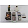 Image 1 : (5) Cassette Tape + Green Mile VHS + Figurine + Light Fixture