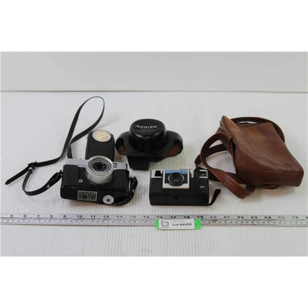 Konica Camera Instamatic X-15 + Camera Cases