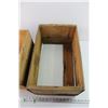 Image 3 : (2) Wooden Crates