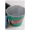 Image 2 : Water Jug + Pilsner Pail + Fishing Rod Case + Metal Box
