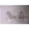 Image 5 : (2) Crystal Candle Holders