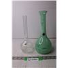 Image 1 : (2) Glass Vases (one is Art Glass)
