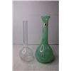 Image 2 : (2) Glass Vases (one is Art Glass)