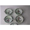 Image 3 : (5) Hand Painted Low Soup Bowls
