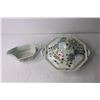 Image 3 : Hand Painted Covered Dish and Gravy Dish