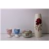 Image 2 : Small Vase and Egg Cups
