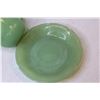 Image 4 : Jadeite Glass Cup & Saucer