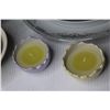Image 3 : Round Table Mats - Candles - Spring Egg Cups - Assorted Platters & Dishes