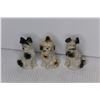 Image 2 : (4) Ceramic Ornaments - Small Brass Dog