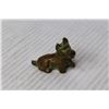Image 4 : (4) Ceramic Ornaments - Small Brass Dog
