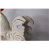 Image 4 : Ceramic Owl - Ceramic Rooster (Minor chips)