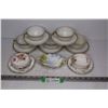 Image 1 : (6) Nippon Cups & Saucers - (2) Royal Crown Derby Posies - Paragon China Dish