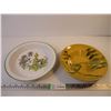 Image 1 : Royal Worcester Pie Plate and Made in Italy Soup Bowl