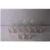 Image 3 : Assorted Crystal Glasses (Etched with Cornflower)