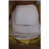 Image 2 : Dozens of White + Yellow Plastic Table Covers/ Runners for Weddings/Parties