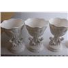 Image 2 : (16) Wedding White Flower Vases Plastic For Tables Grecian Urns