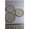 Image 3 : (6) Stoneware Dinner Plates Microwave/Oven/Dishwasher Safe