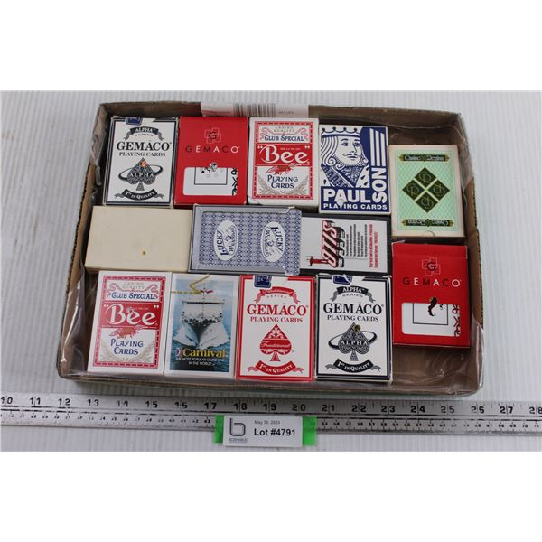 (13) Decks Playing Cards