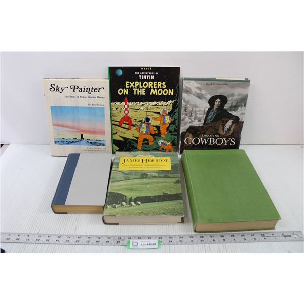 (6) Books (Cowboys, History, Art)