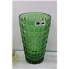 Image 2 : Large Green Vase, Candy Dish, and (3) Assorted Glasses