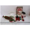 Image 1 : (6) Assorted Christmas Decor Items