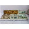 Image 1 : (9) Assorted Saskatchewan License Plates (1967-1975)