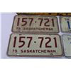Image 2 : (9) Assorted Saskatchewan License Plates (1967-1975)