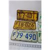 Image 2 : (9) Assorted Saskatchewan License Plates (1964-1976)