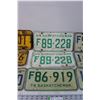 Image 3 : (9) Assorted Saskatchewan License Plates (1964-1976)