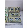Image 4 : (9) Assorted Saskatchewan License Plates (1964-1976)