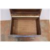 Image 6 : *Wooden Storage Chest with Piano Hinge Lid - 25 1/2" x 18" x 19"