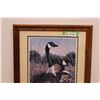 Image 2 : *Framed Art of Canadian Geese with Goslings - 1992 by Richard Dewolfe, 18 1/2" x 22"