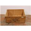 Image 1 : *Wooden Blue Ribbon Coffee Shipping Box - 29" x 19" x 13":