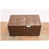 Image 1 : *Wooden Record Storage Ottoman - 29" x 16 1/2" x 15"