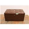 Image 2 : *Wooden Record Storage Ottoman - 29" x 16 1/2" x 15"