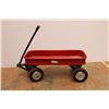 Image 2 : *Vintage Red Metal Kids Wagon