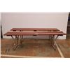 Image 2 : *2x Bid Price-- (2) Wooden Benches (can be folded flat for storage)