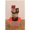 Image 1 : *Tub of Vintage Oil Cans