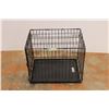 Image 1 : *Metal Collapsible Pet Crate - 24" x 17" x 20"