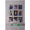 Image 1 : Page of Assorted NHL Rookies Trading Cards - 1990s