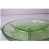 Image 5 : Divided Uranium Glass Tray (Chipped)
