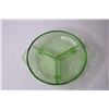 Image 6 : Divided Uranium Glass Tray (Chipped)