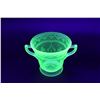 Image 1 : Uranium Glass Sugar Bowl