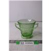 Image 3 : Uranium Glass Sugar Bowl