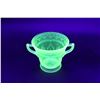 Image 8 : Uranium Glass Sugar Bowl