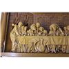 Image 3 : Wooden Religious Carved Art of the Last Supper - 22" x 28" x 4 1/2"
