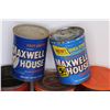 Image 2 : (5) Vintage Coffee Tins (empty)