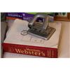 Image 2 : Websters Dictionary - Painting - Assorted Envelopes - Double Hole Punch - File Holders - Office Case