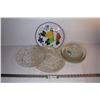 Image 1 : Painted Plate - Assorted Glass Plates & Patters